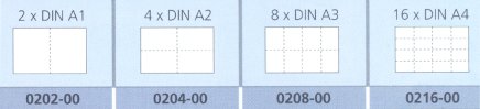Vnútorné delenie výkresových skríň CP A0 na 16x A4 - 2