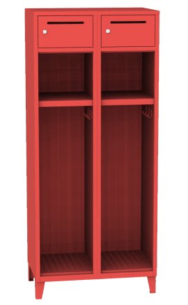 Šatňová skriňa kovová typ HAN-42A - 2