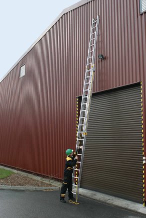 Rebrík dvojdielny výsuvný Forte s lanom - šírka 412 mm (4 modely) - 3