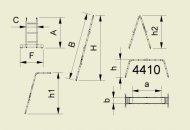 Rebrík štvordielny kĺbový (2 modely) - 2