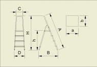 Hliníkové schodíky jednostranné Eurostyl (6 modelov) - 2