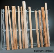 Regál na zvislé skladovanie MINI-RACK základný (6 modelov) - 2