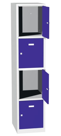 Kovová skriňa s uzamykateľnými boxmi typ A8144 - 2