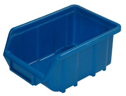 Plastový zásobník Ecobox small - farba modrá - 1