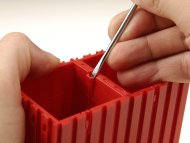 Plastové lôžko CNC pre frézy s valcovou stopkou 10 mm - 4