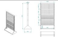 Perfostojan PSZ 23 A S1 obojstranný pre 8 panelov - 5