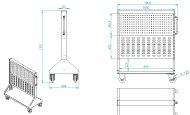 Rám obojstranného pojazdného panelu PSZ_21_B - 2