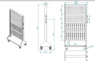 Rám obojstranného pojazdného panelu PSZ_23_B - 2