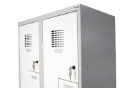 Šatňová skriňa kovová Sul 42 W šírka 800 mm - 6