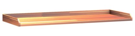Dosky so zvýšenou hranou, rozmery 1500 / 2000 x 750 mm - 1