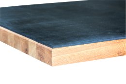 Pracovná doska škárovka s gumou, rozmery 1500 x 750 mm