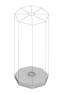 Otočný podstavec pre 8 skríň radu RAS