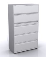 Skriňa so sklopnými dverami a zásuvkami SYC10/50/2/3 - 1