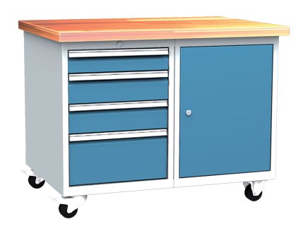 Dielenský servisný vozík DPL 01B - 1