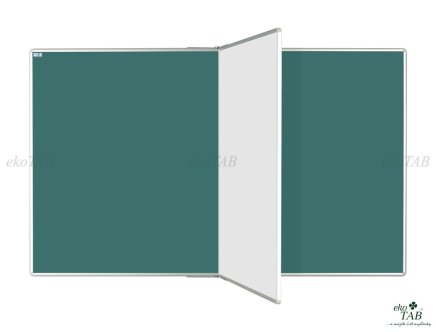 Dvojdielna tabuľa pre popis fixkou i kriedou - PIVOT KB+KZ (4 modely) - 3