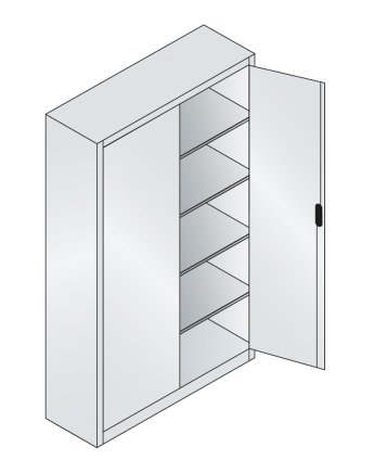 Dielenská skrinka CP 8930-00 - 7