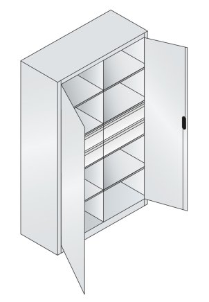 Dielenská skrinka 8931-3042 - 6