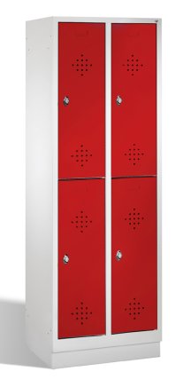 Šatňová skriňa kovová půlená na sokliCP 8320-20 - 5