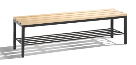 Šatňová lavica s botníkom CP 8051-010 - šírka 1500 mm - 1