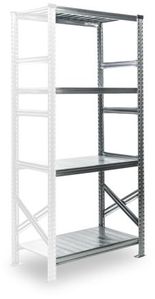 Prístavné regály SUPER výška 1576 mm, hĺbka 700 mm (14 modelov) - 1