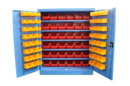 Dielenská skriňa Kovos s plastovými boxami SPZ_12_0002_C_VAR_2