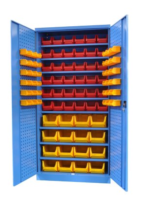 Dielenské skrine Kovos s plastovými boxami SPZ_11 (8 modelov) - 1