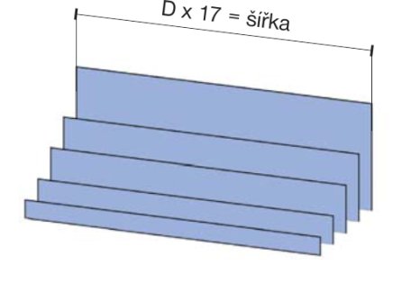 Priečne (hladké) delenie pre zásuvky POLAK 150 mm - 3