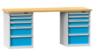 Dielenské stoly série O, šírka 2000, hĺbka 700 alebo 800, výška 880 alebo 890 mm (6 modelov) - 1