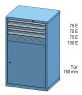 Zásuvková skrinka ZD 120-1 - 3