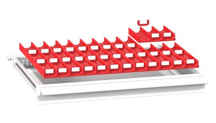 Plastové delenie zásuviek ZD 36 x 27D - 1