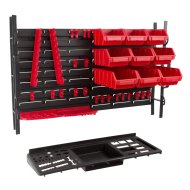Plastový panel Fixing Wall Max s držiakmi náradia a Ergoboxy