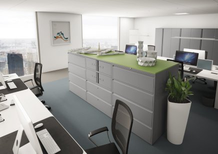 Skrine s boxmi Bisley Essentials 1300 x 800/1000 x 470 mm - 4