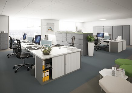 Skrine s boxmi Bisley Essentials 1300 x 800/1000 x 470 mm - 5