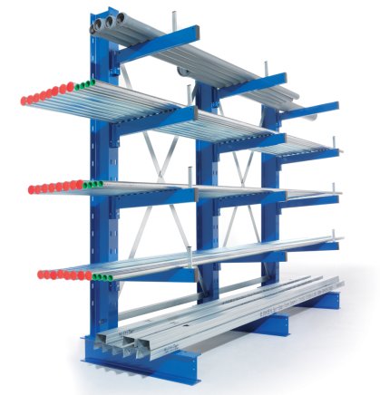 Konzolový regál MULTISTRONG M - jednostranný základný (12 modelov) - 1