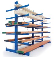 Konzolový regál obojstranný (4 modely)