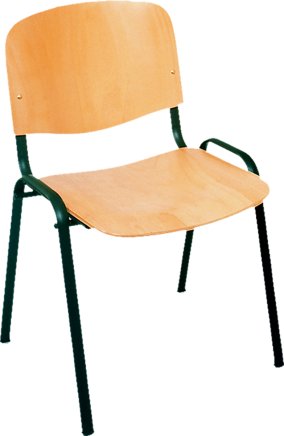 Konferenčná stolička ISO drevená - 1