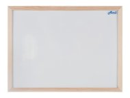 Jednodielna magnetická tabuľa, drevený rám 90 x 120 cm
