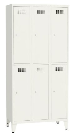 Šatníková skriňa delená na nohách Sus 332 W šírka 900 mm - 2