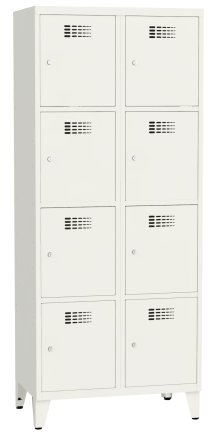 Šatňová skriňa kovová Sus 424 W šírka 800 mm - 8