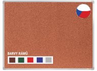 Nástenka s kvalitným korkovým povrchom (6 modelov) - 1