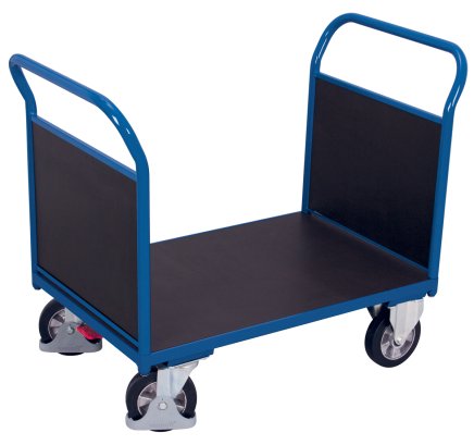 Plošinový vozík s dvoma bočnicami s nosnosťou 1000 kg sw-700.212 (4 modely) - 2