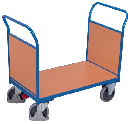 Plošinový vozík s dvoma drevenými výplňami sw-500.202, sw-600.222, sw-700.202, sw-800.202 (4 modely) - 1