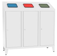 Odpadkový trojkôš na triedený odpad MPO 03k - 1