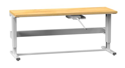 Kľukou nastaviteľný ERGO stôl (6 modelov) - 1