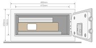 Nábytkový trezor Yale High Security Laptop YLEB/200/EB1 - 6