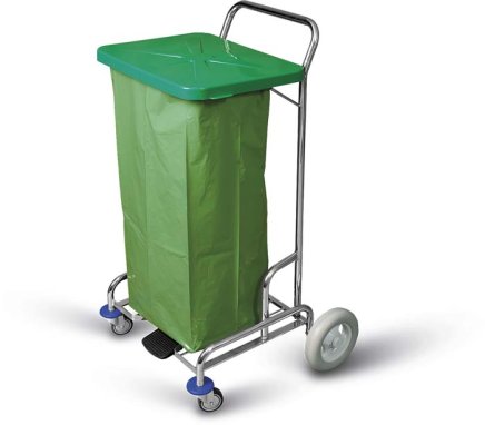 Vozík na triedenie odpadu a bielizne PEDALBAG I.220 bez vaku - 1