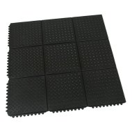 Gumová modulárny protiúnavová rohož Diamond Plate Tile