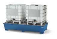 Záchytná vaňa na nožičkách classic-line pre 2 IBC nádrže - 1