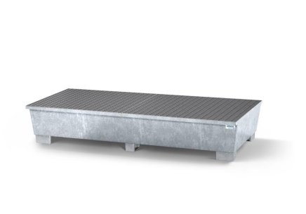Záchytná vaňa na nožičkách classic-line pre 2 IBC nádrže - 1