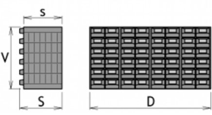Varibox zostava typ 2661 - 5